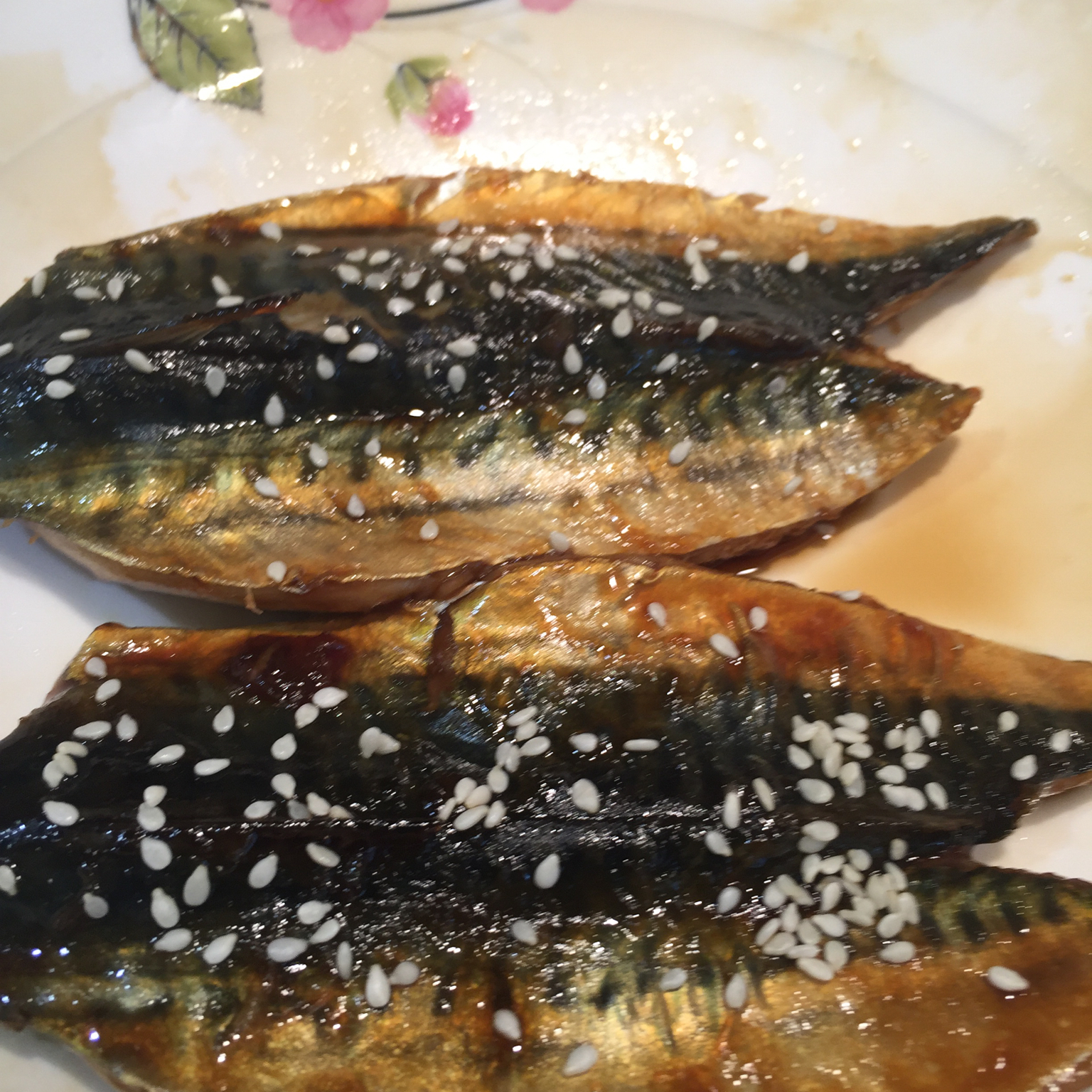 海苔照烧秋刀鱼