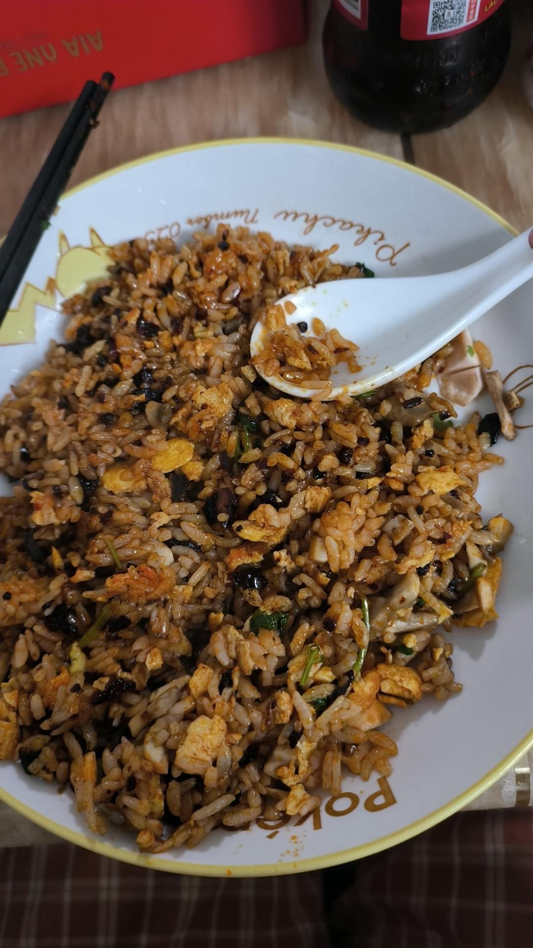 老干妈炒饭，炒饭的神仙吃法