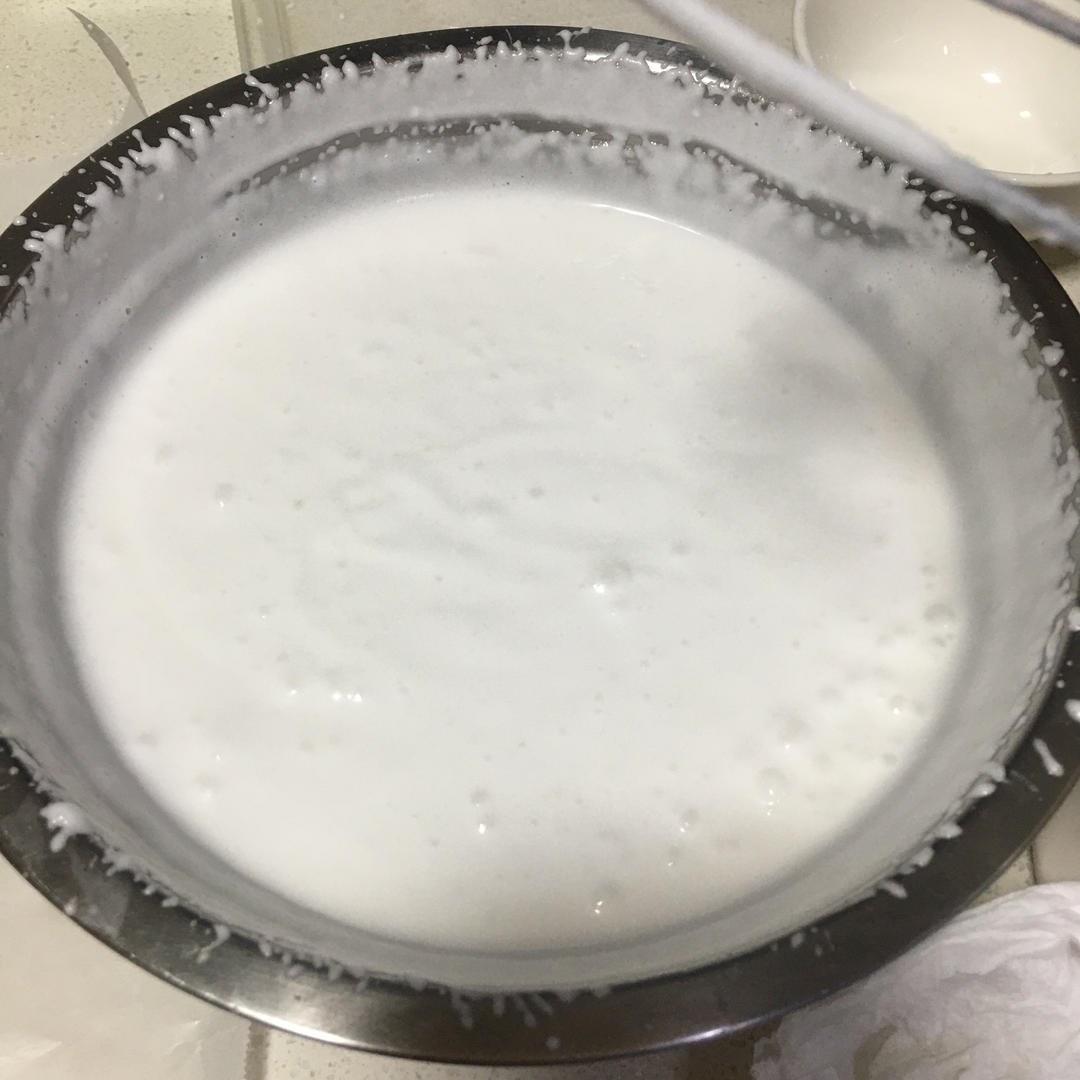 椰浆打发