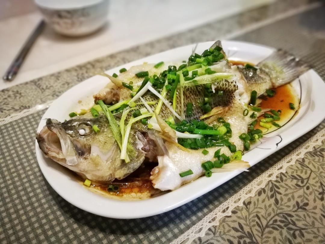 超入味清蒸鱼～清蒸鲈鱼桂花鱼（家常独创）
