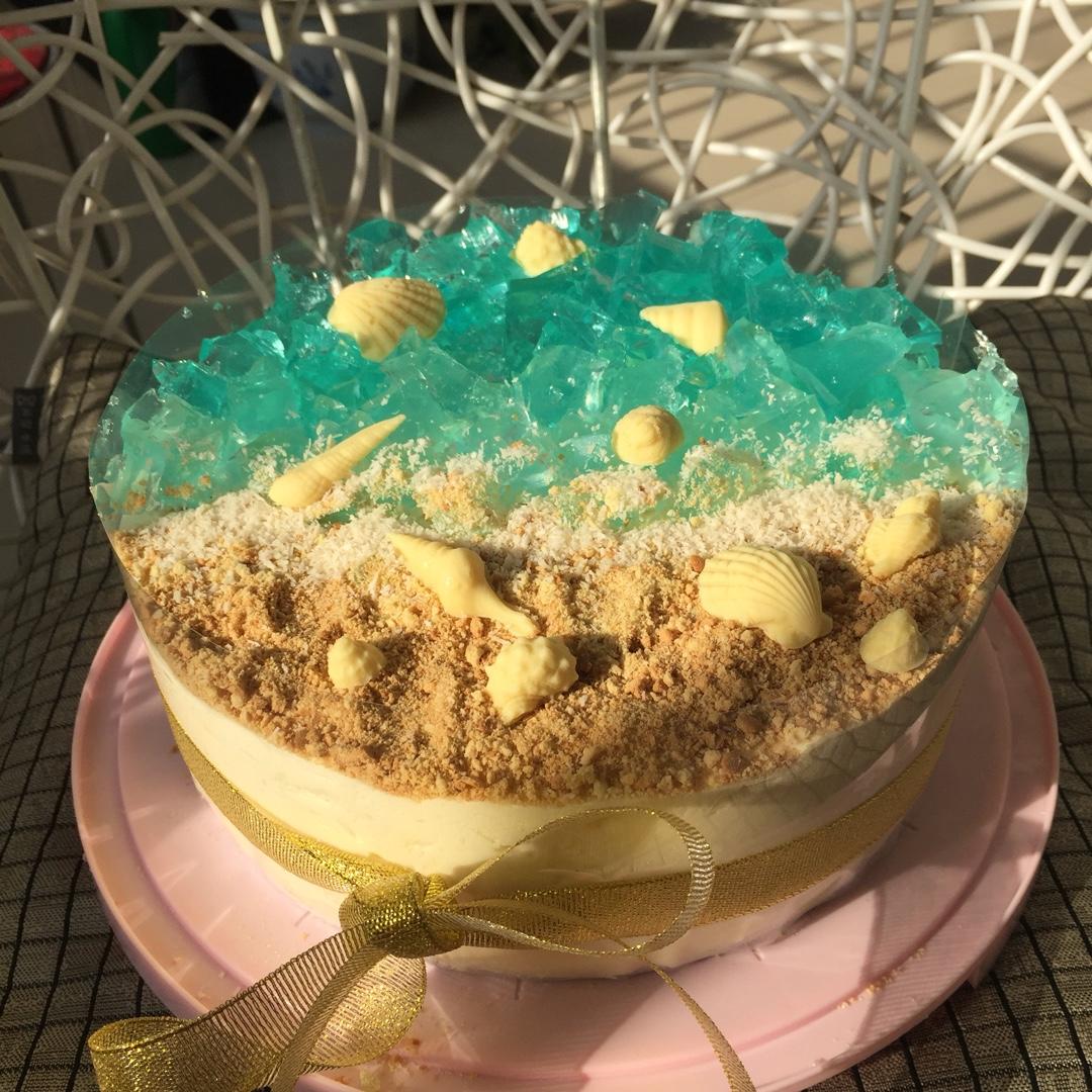 海洋酸奶慕斯蛋糕