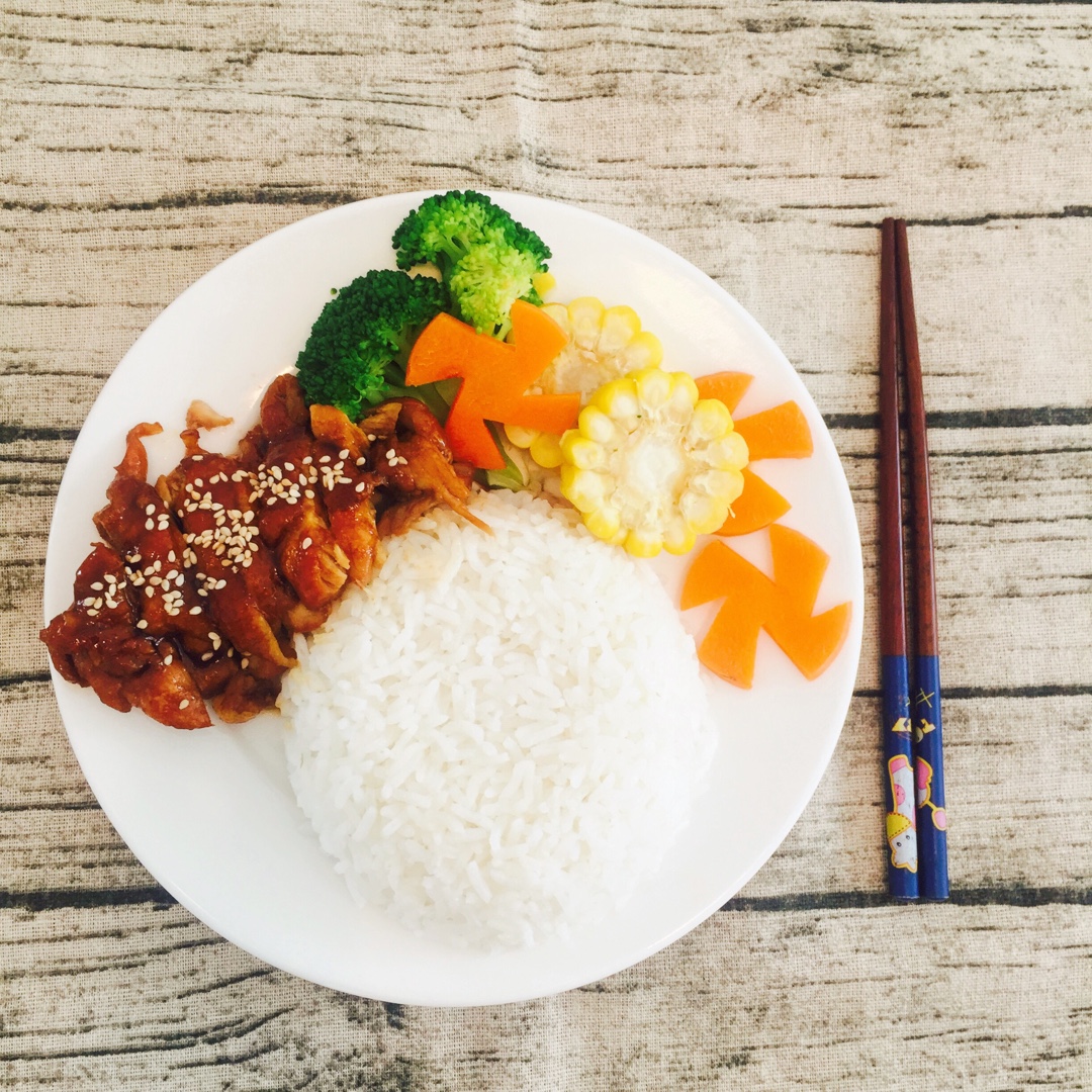 日式照烧鸡排饭