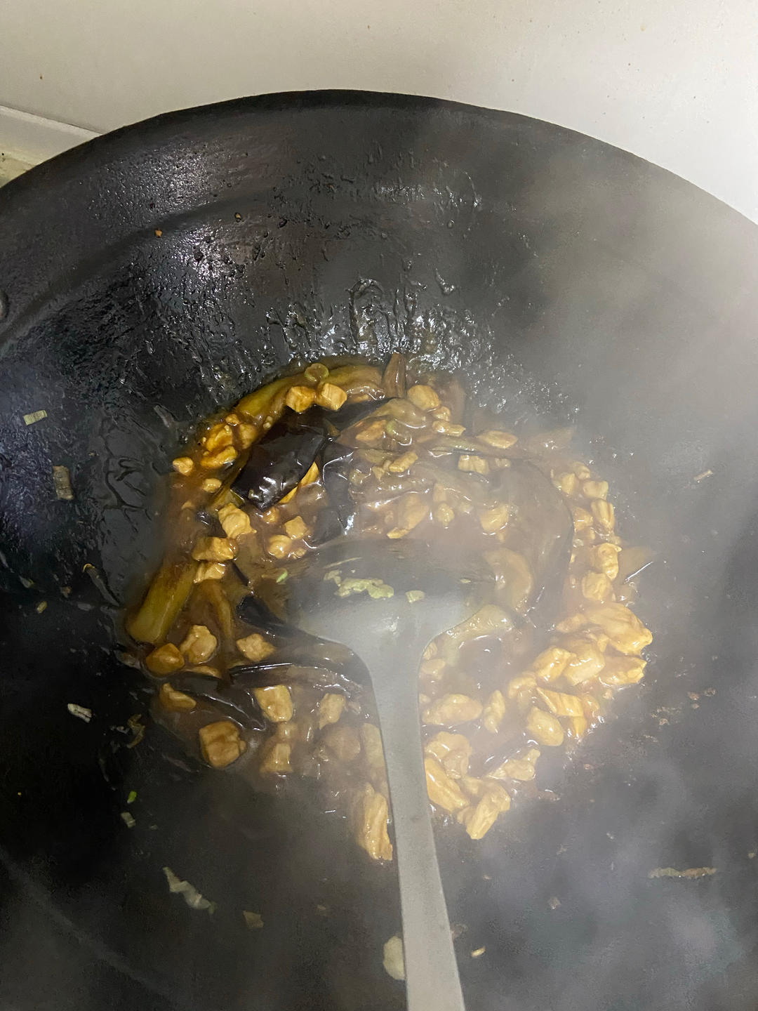 超级下饭酱香味肉末茄子