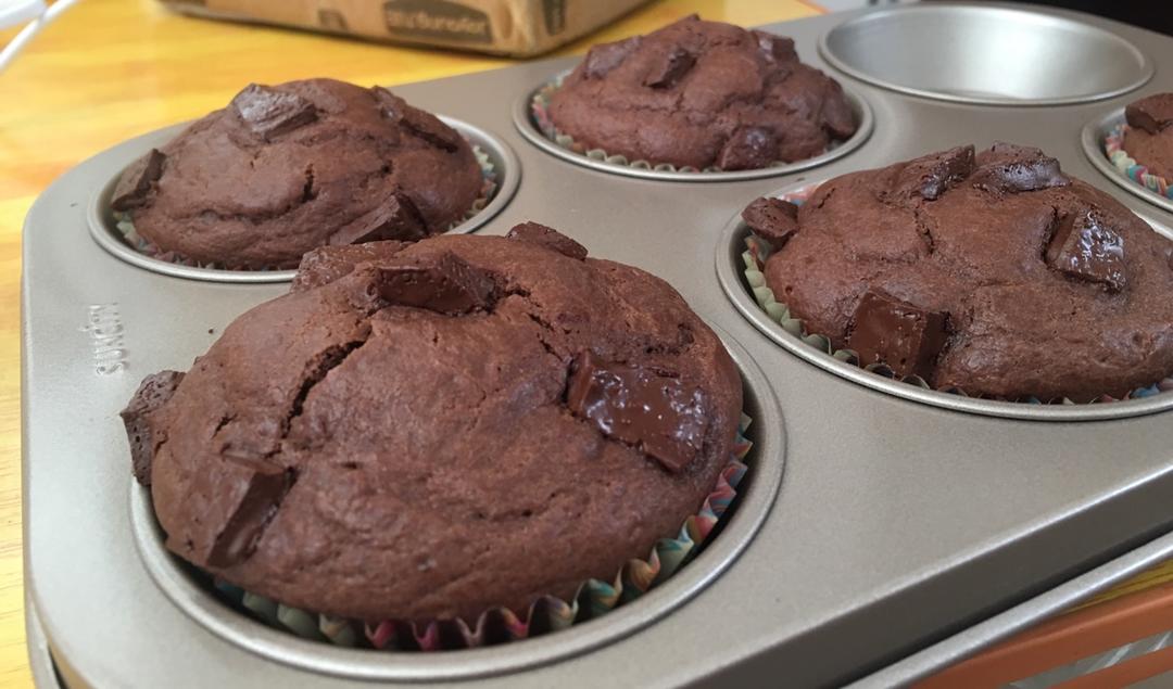 巧克力香蕉核桃马芬