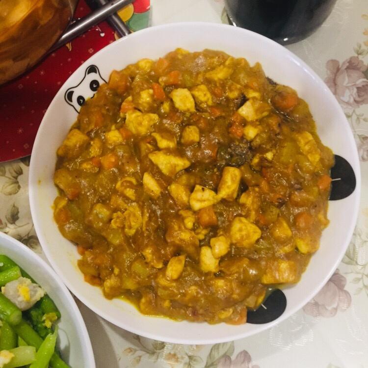 咖喱鸡肉（土豆多多）