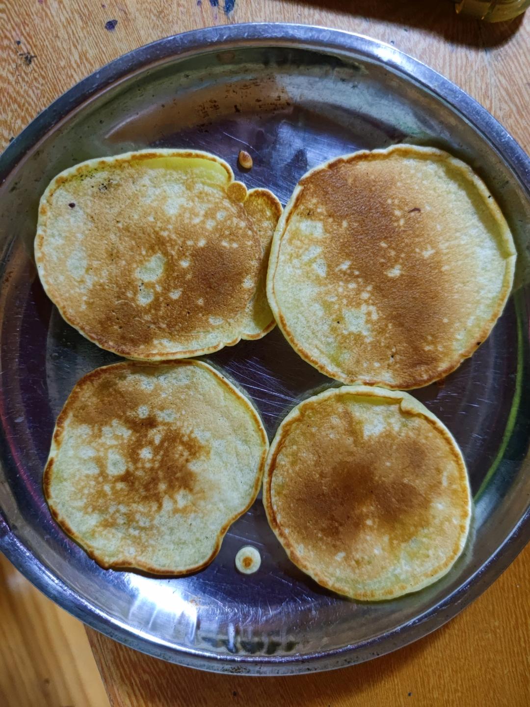 松饼（酒店配方，家里平底锅就可以做，小朋友最爱）