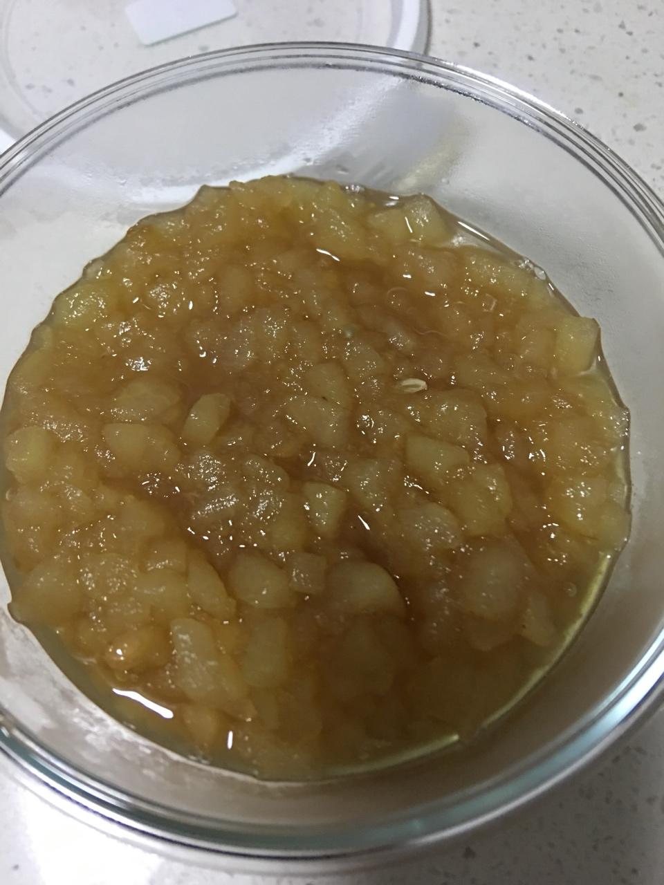 7756_y07g做的梨酱 首次感觉很成功,尝了尝,味道也棒棒哒 赞 梨子肉