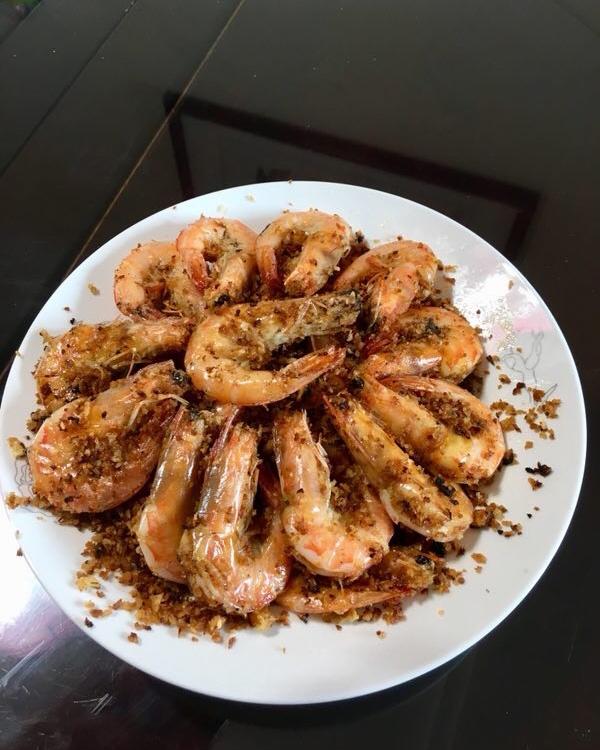 避风塘炒虾