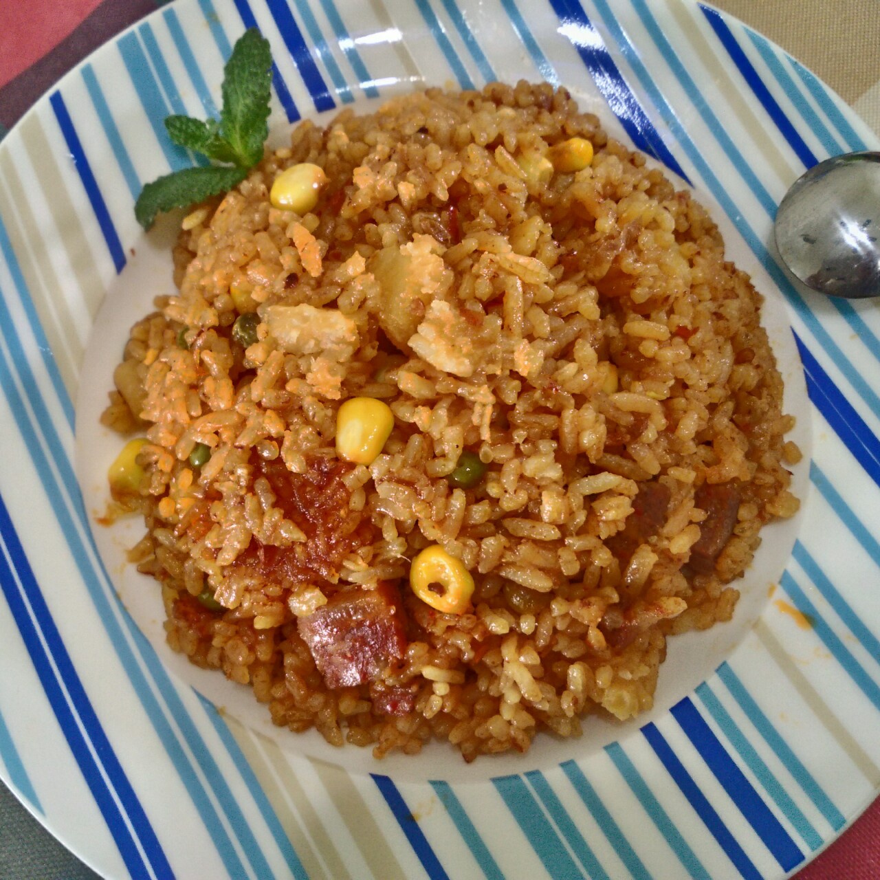 豆豉土豆香肠焖饭