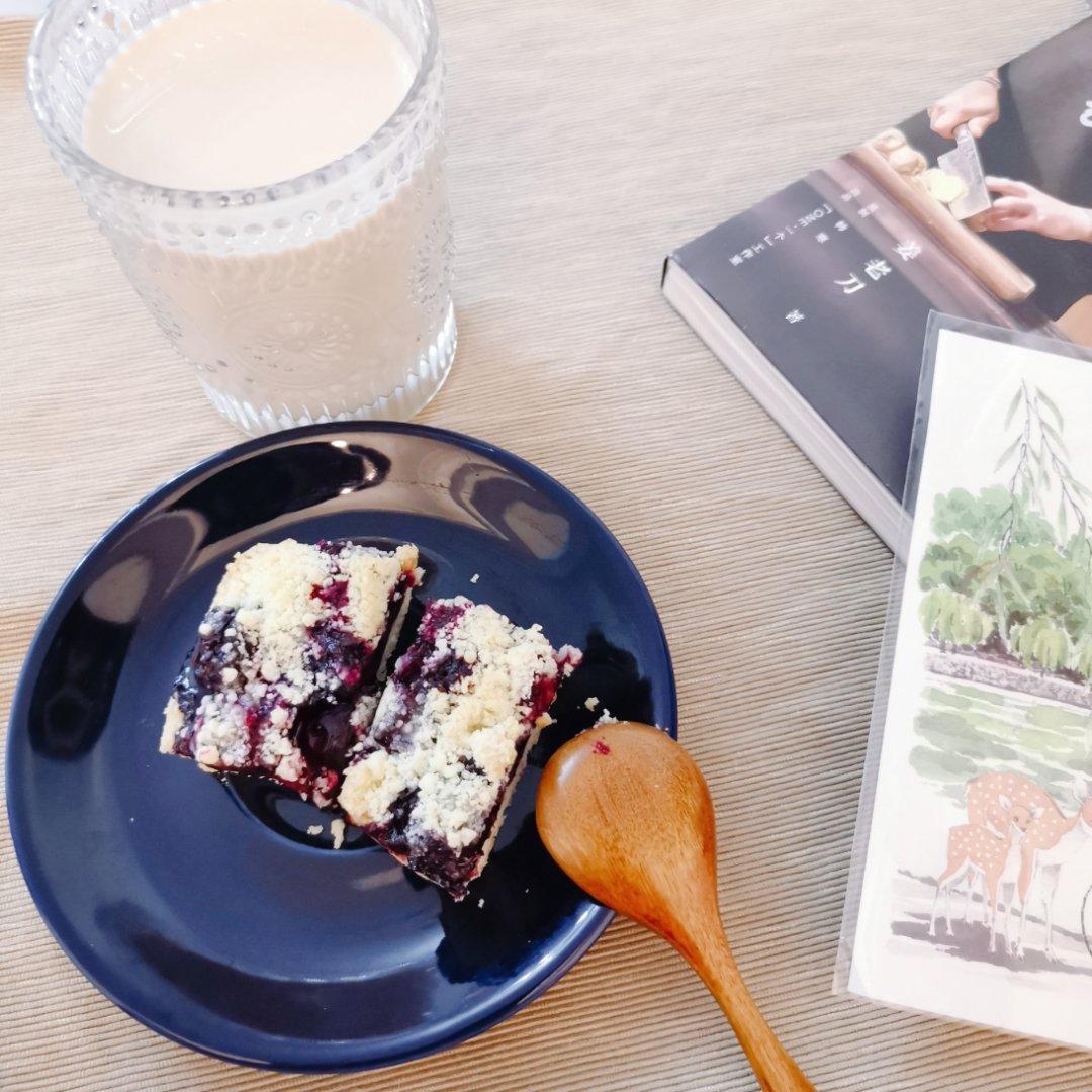 蓝莓酥粒小方块Blueberry Crumber Bars