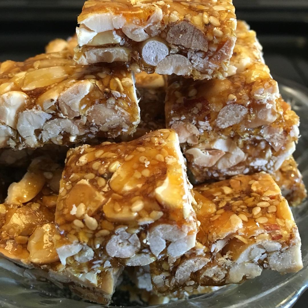 无水无油香脆花生糖