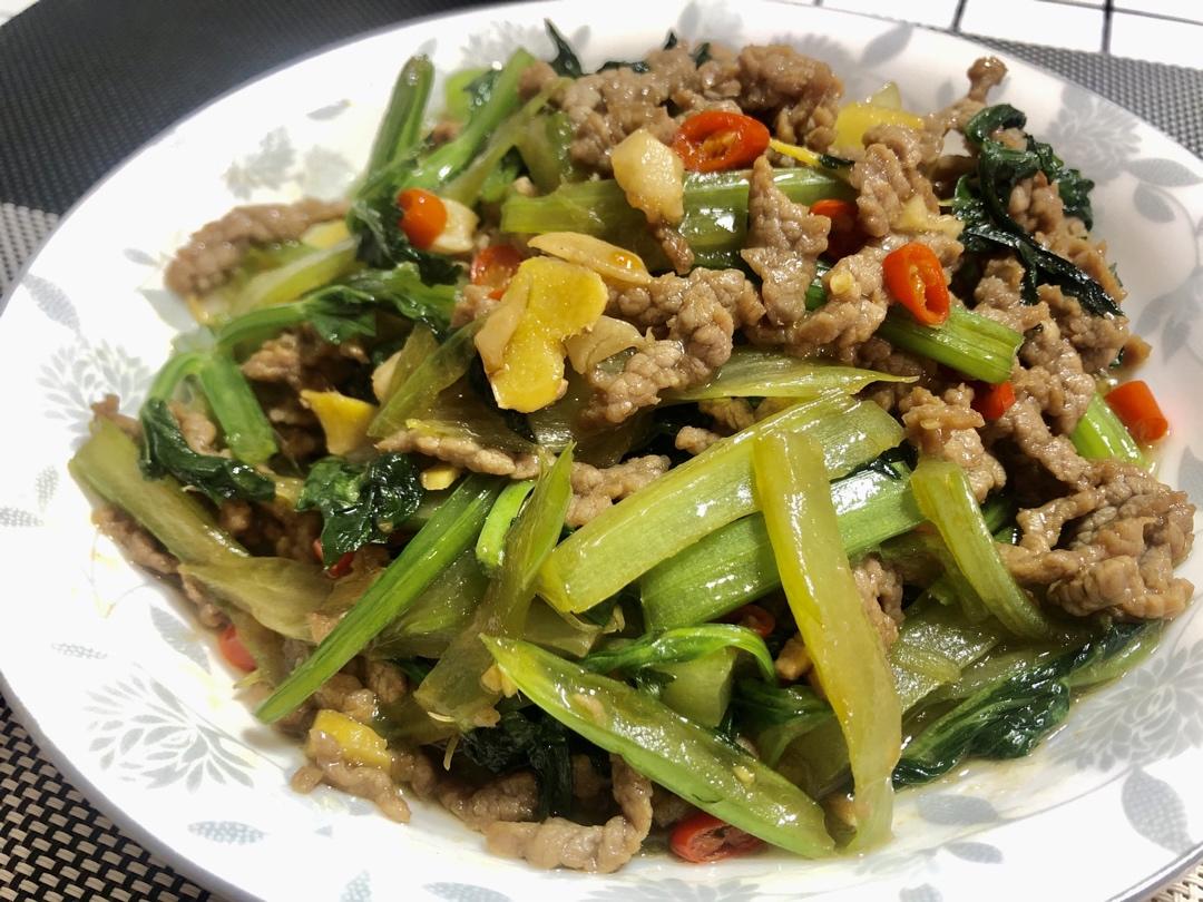 香菜牛肉丝（下饭神器）
