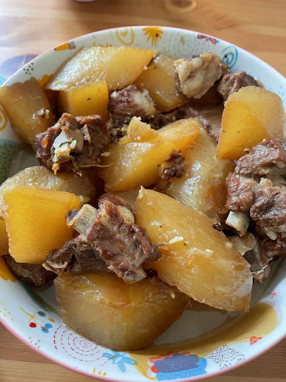 萝卜红烧排骨