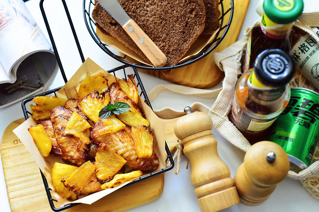 凤梨烤翅的做法