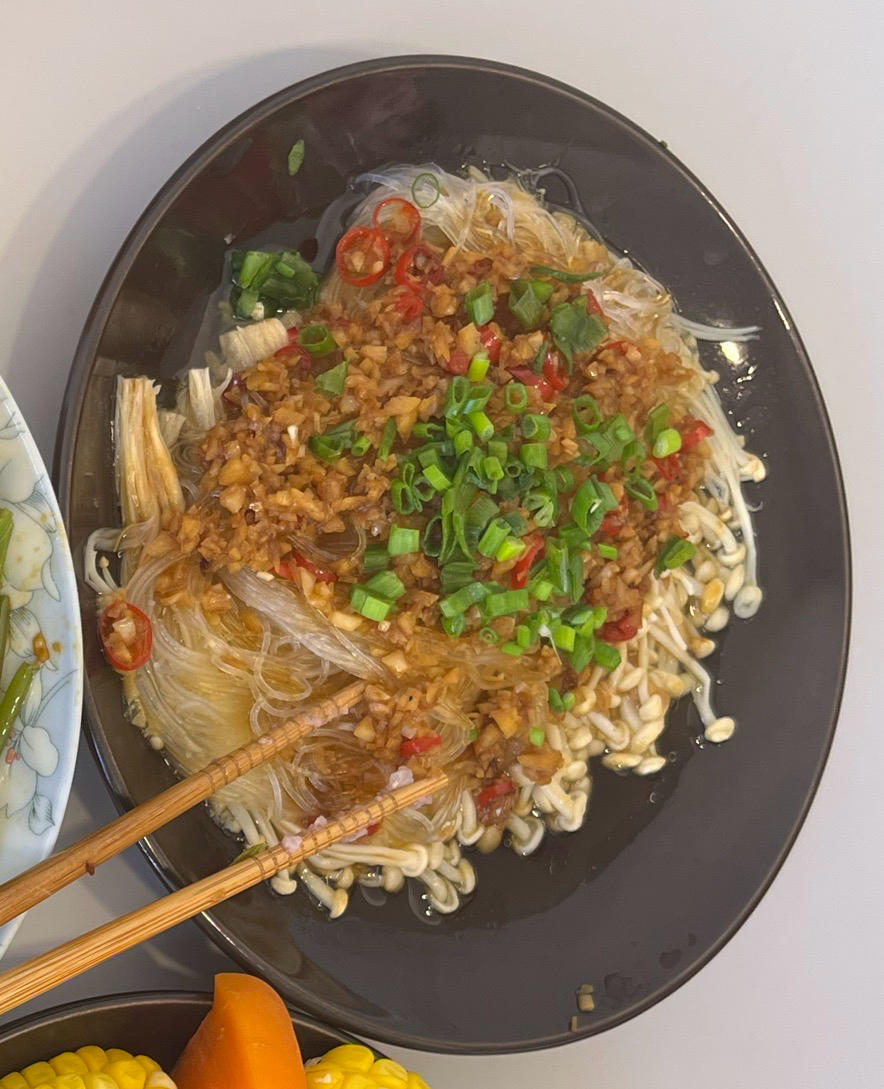 超级下饭的蒜蓉金针菇！好吃到爆
