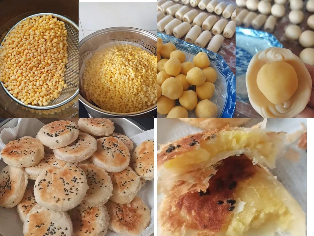 免烤箱-潮汕绿豆饼