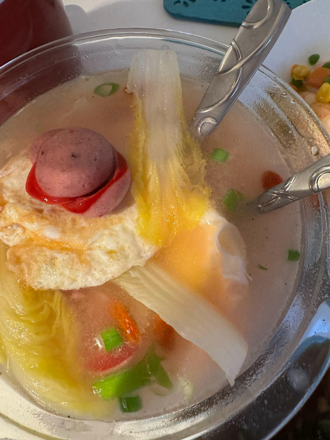 看着平平无奇却很鲜美的白菜鸡蛋汤