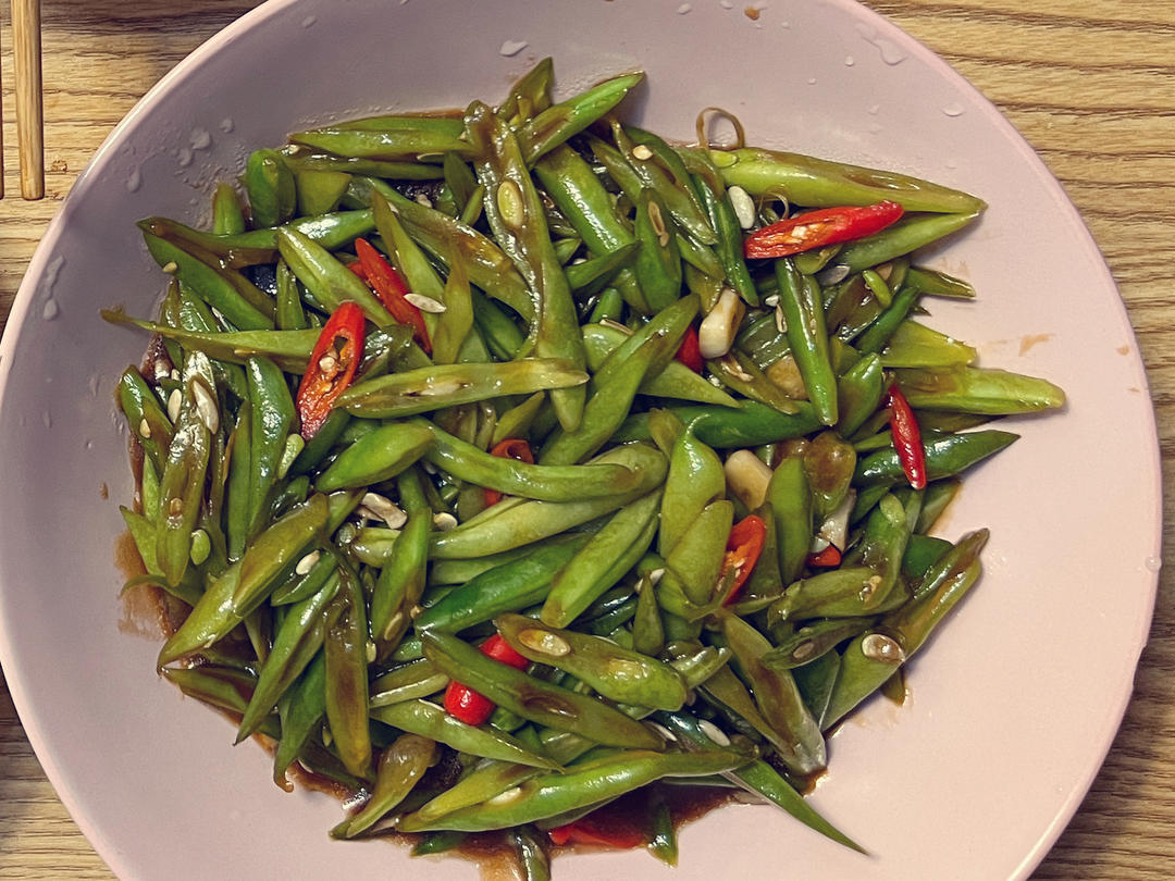 超级下饭的家常菜～清炒四季豆