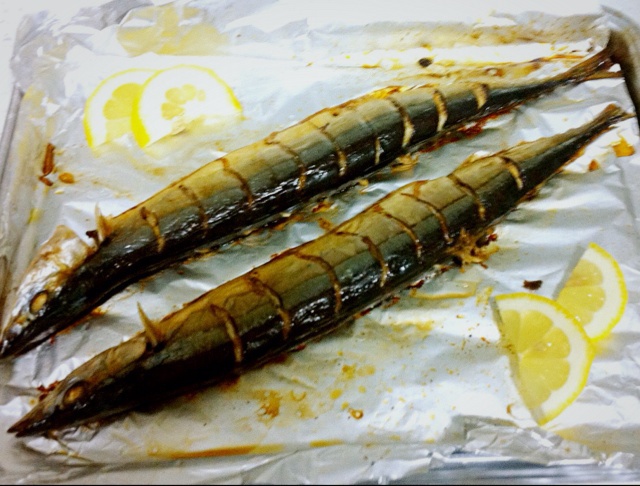盐烤秋刀鱼