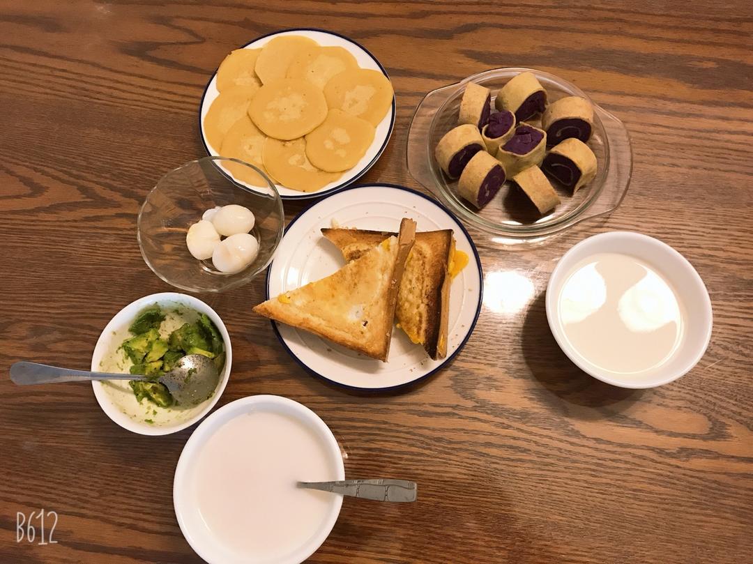 【Keep减肥餐】紫薯卷热可可早餐