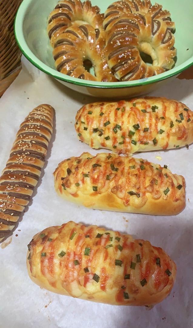 超详细的豆沙面包🍞