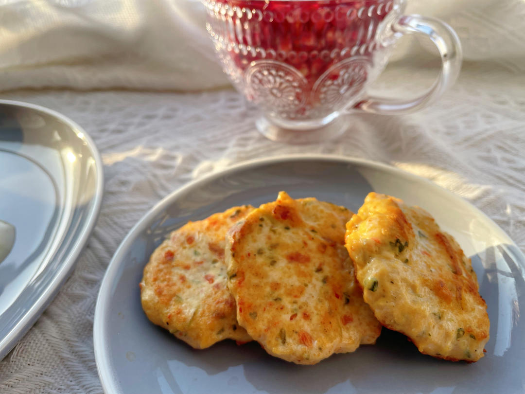 好吃不胖的鸡胸肉蔬菜小饼