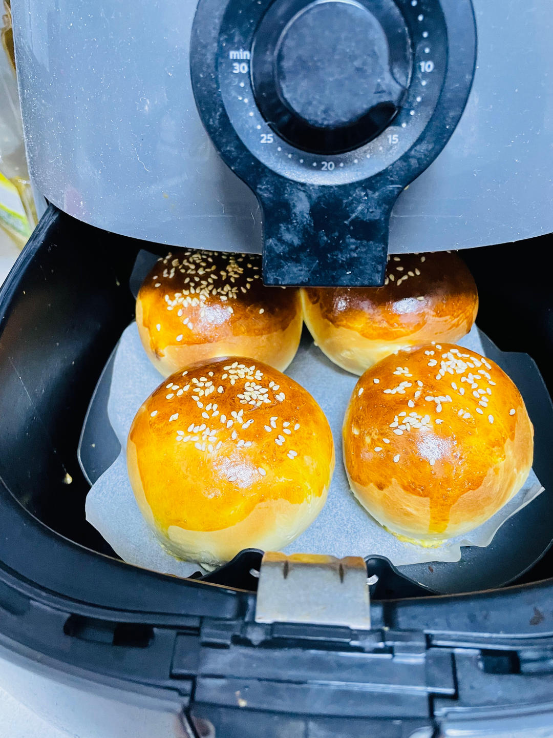 汉堡胚【不用厨师机手工揉面的面包胚】