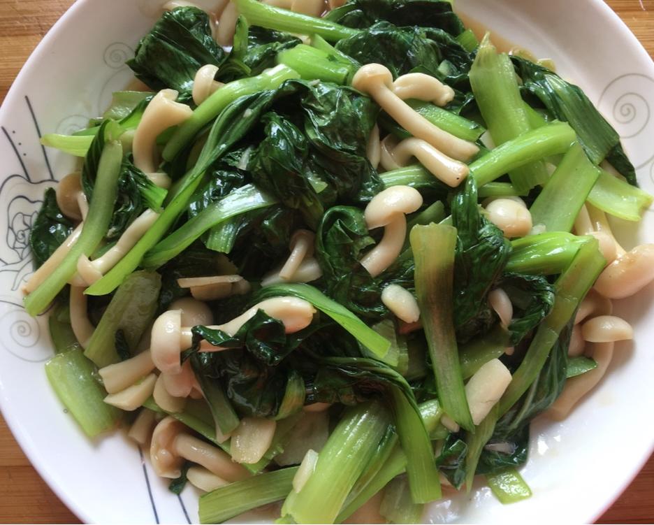 蟹味菇炒青菜