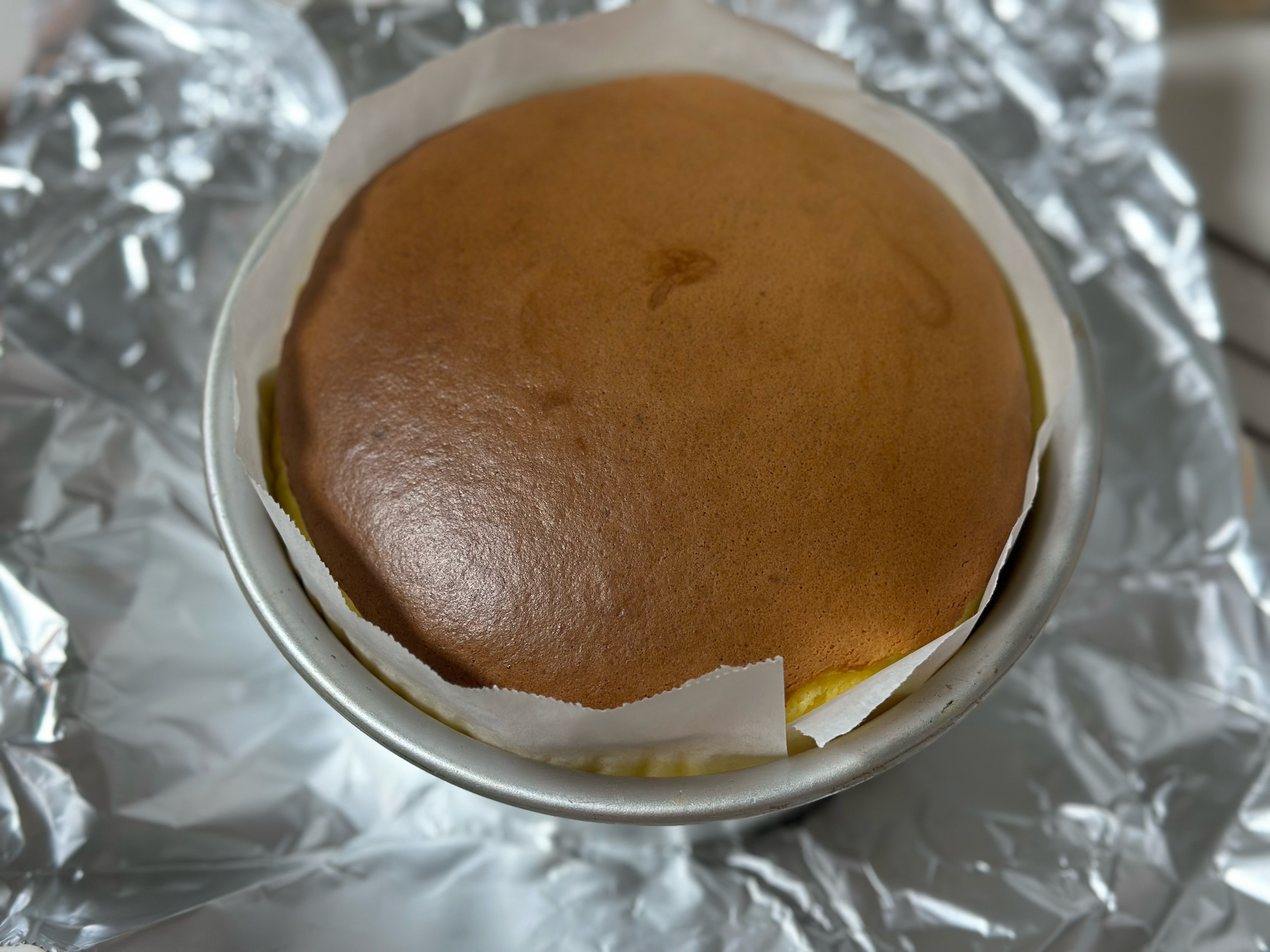 日式舒芙蕾芝士蛋糕，轻奶酪蛋糕 【不开裂零失败操作简单】