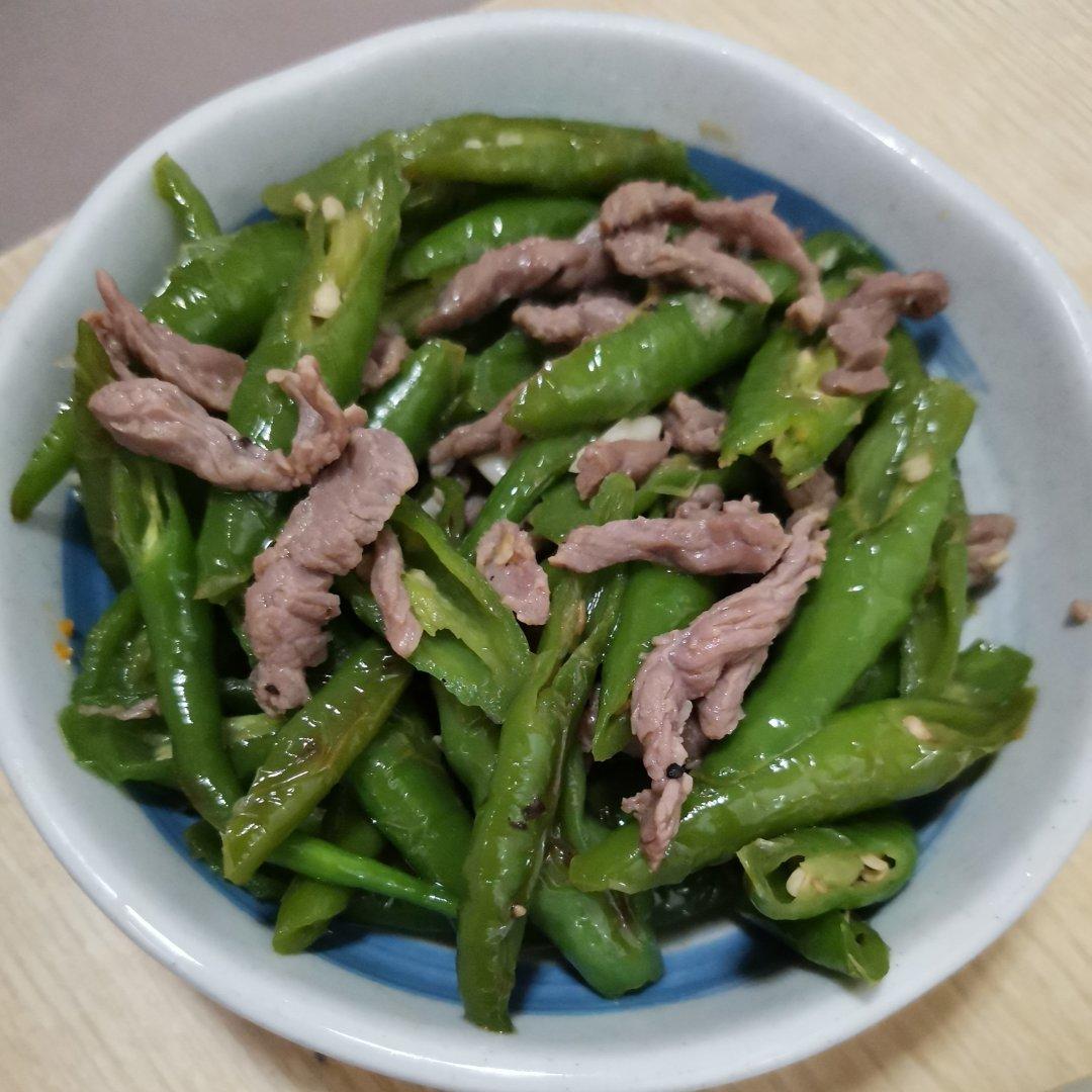 绝对不会炒老的尖椒牛柳