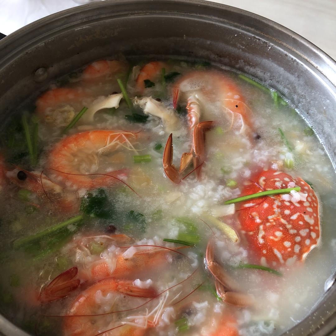 正宗潮汕虾蟹砂锅粥