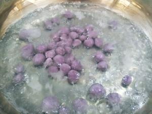 自制珍珠奶茶（紫色珍珠）的做法 步骤6