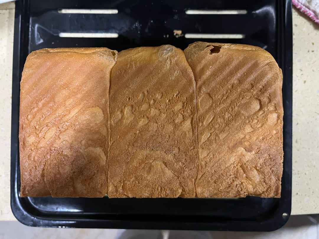 夺命软吐司(๑´ڡ`๑)超软拉丝极速方便的一次发酵吐司