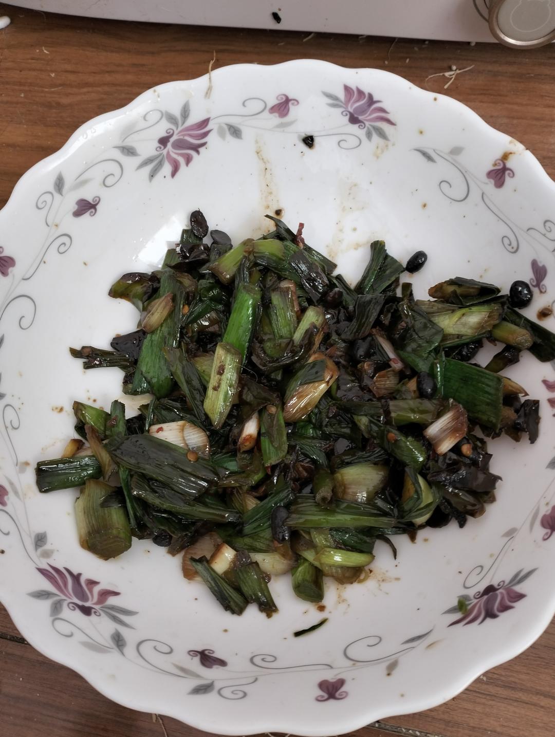 家常快手小炒蒜苗鸡蛋干