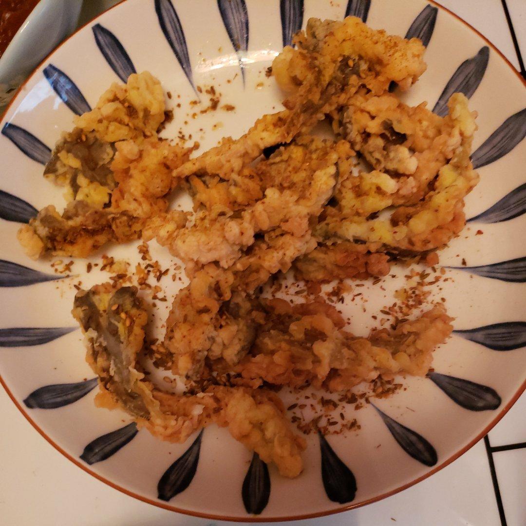 干炸鲜蘑