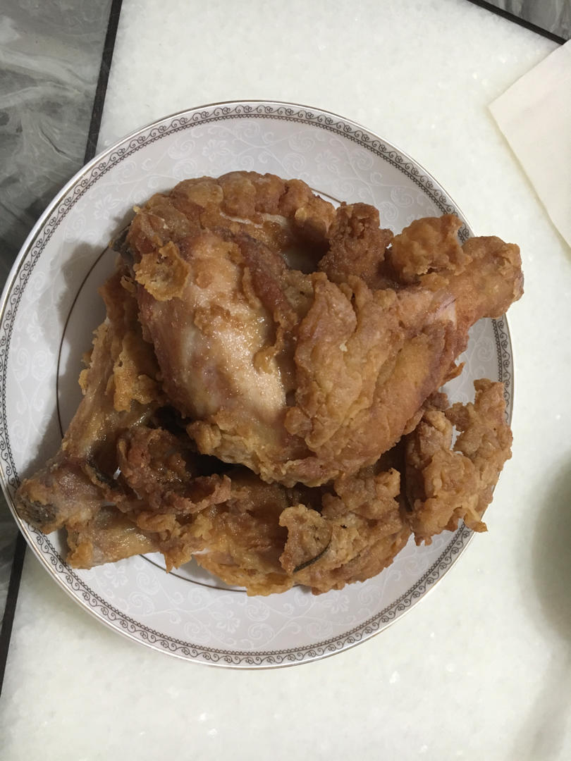 不用炸鸡粉也可以炸出酥脆炸鸡腿