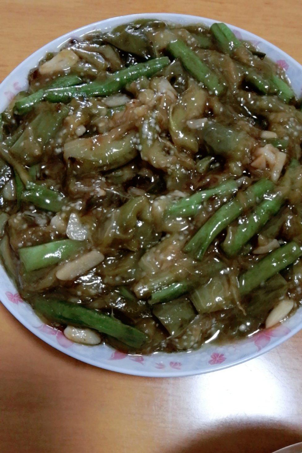 下饭好搭档—茄子炒豆角