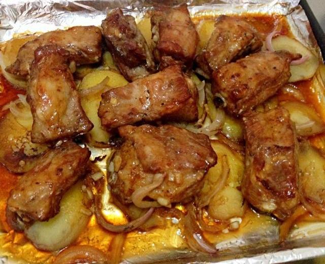 蒜香排骨(烤箱版)的做法