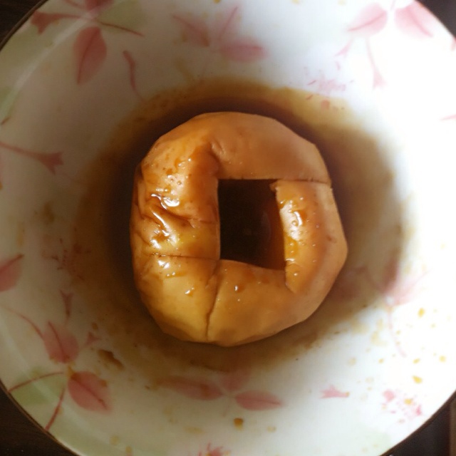 快手红糖苹果(微波炉版)