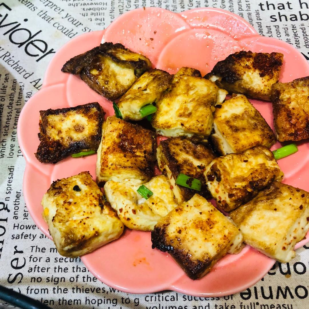 香煎嫩豆腐