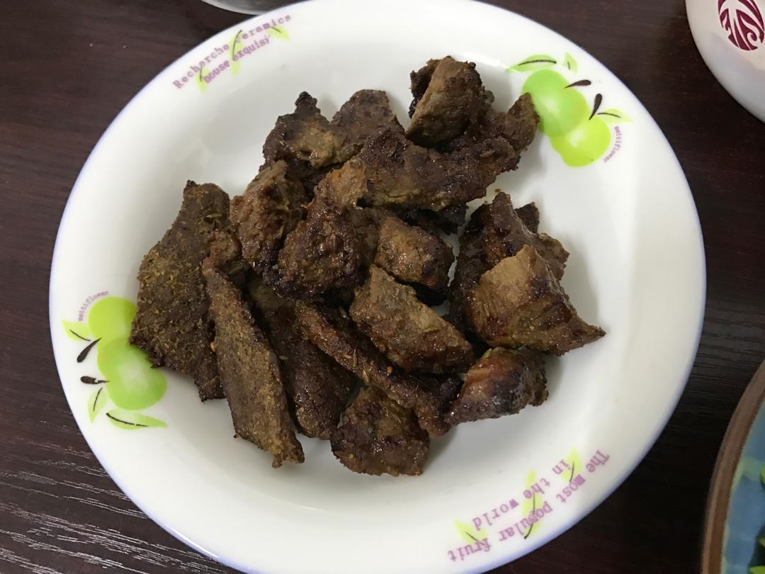 空气炸锅版~孜然羊肉