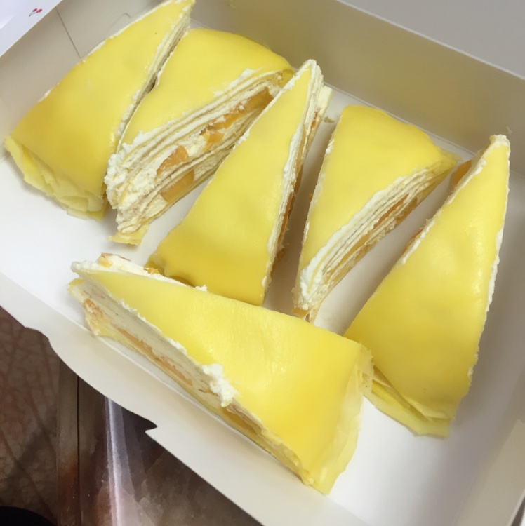 榴莲千层蛋糕#皮黑森林#