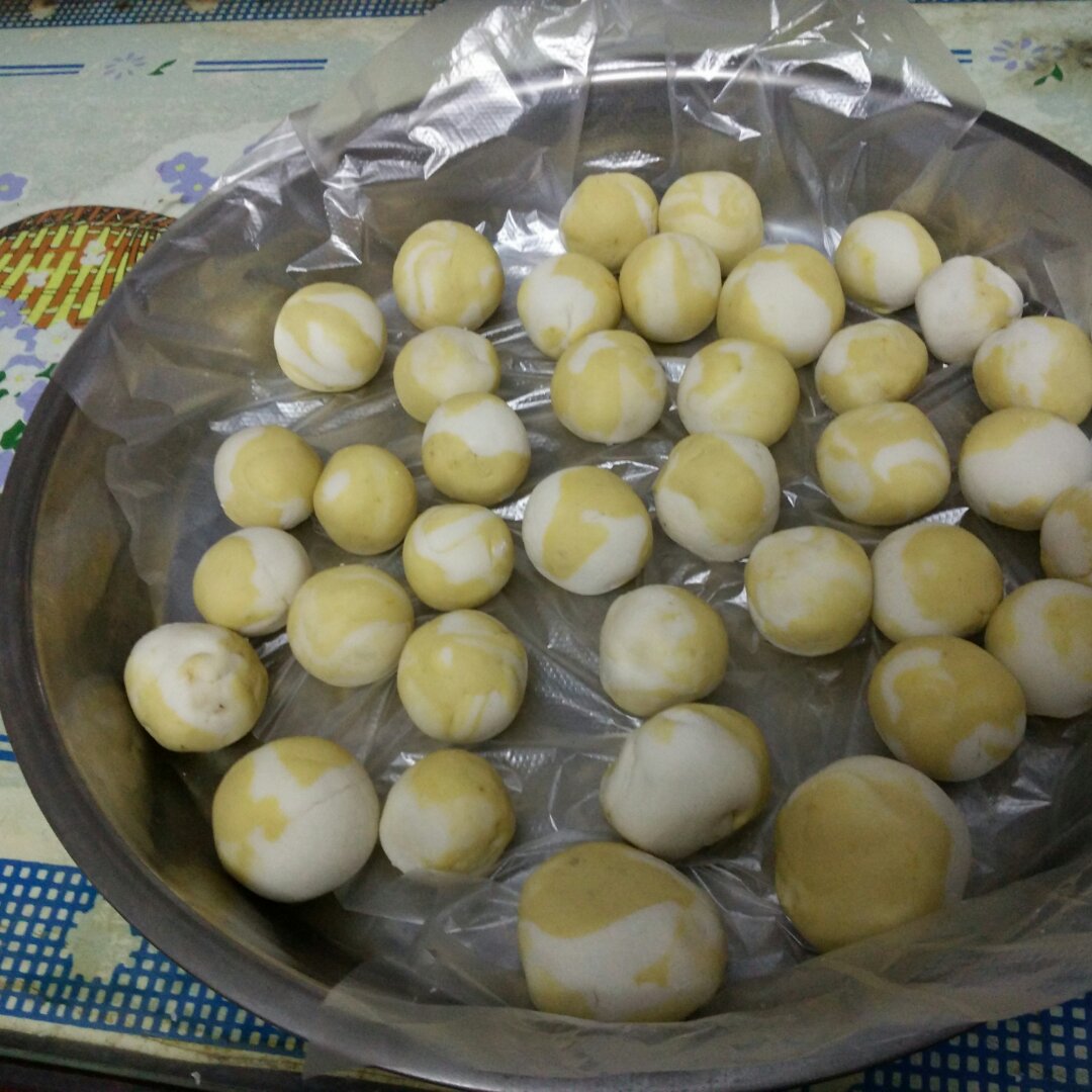 彩色雨花石汤圆（紫薯、南瓜、斑斓汁、红曲粉）