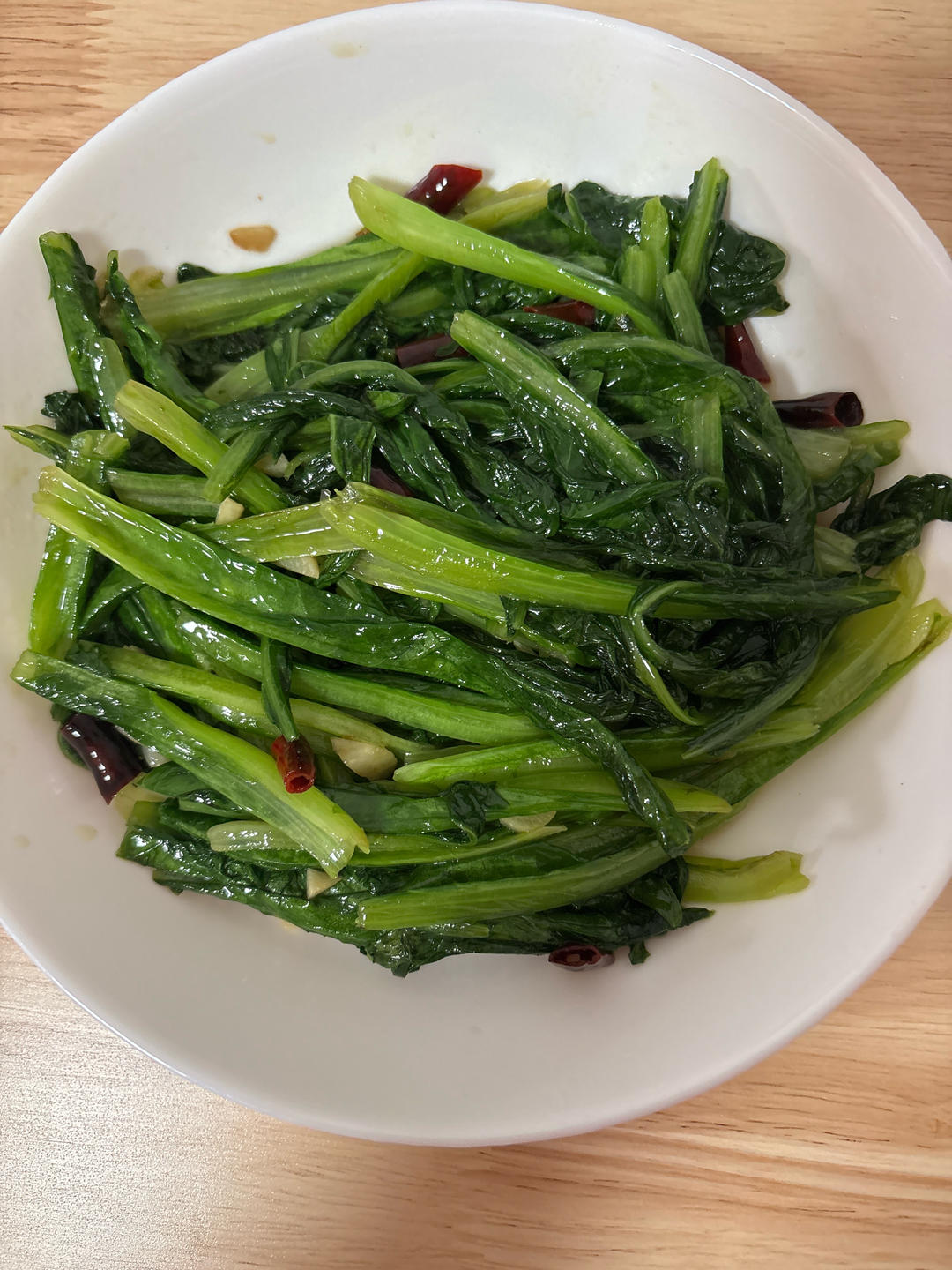 清炒油麦菜