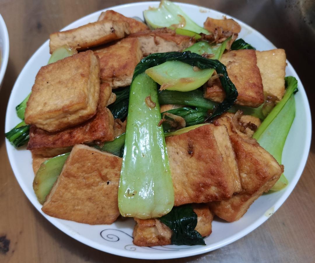 油菜烧豆腐