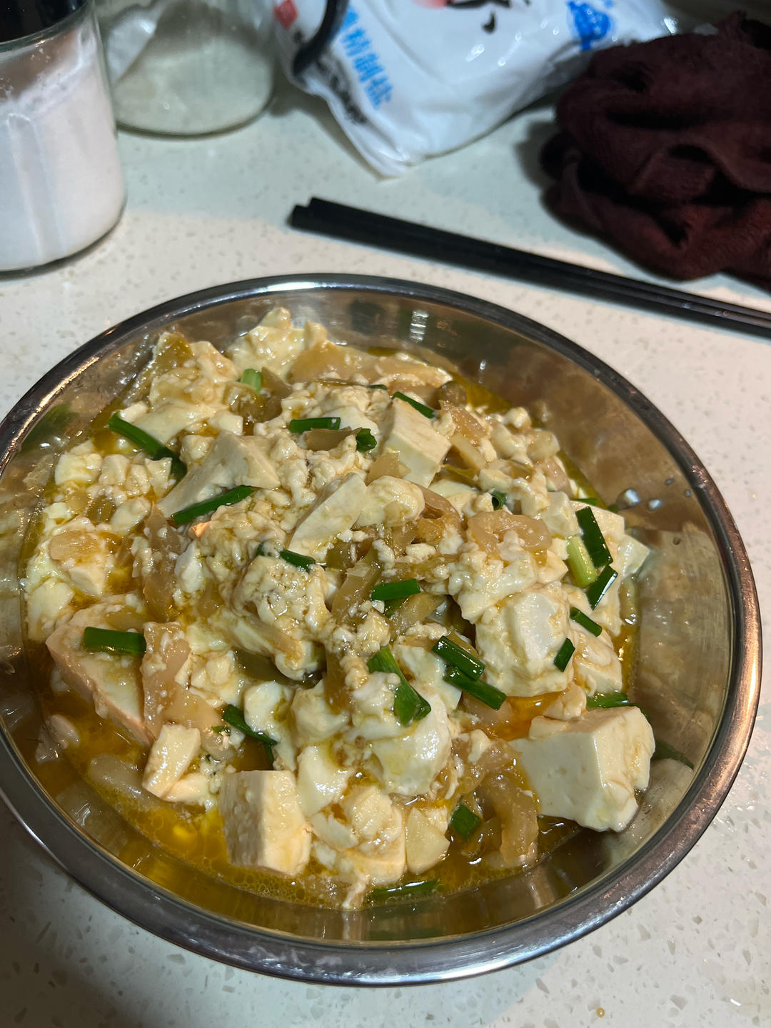 榨菜肉丝豆腐