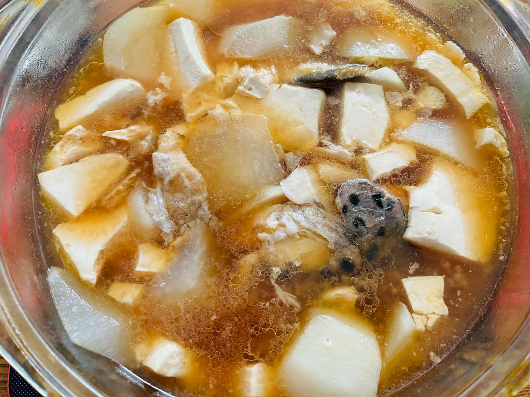 三文鱼头味噌汤