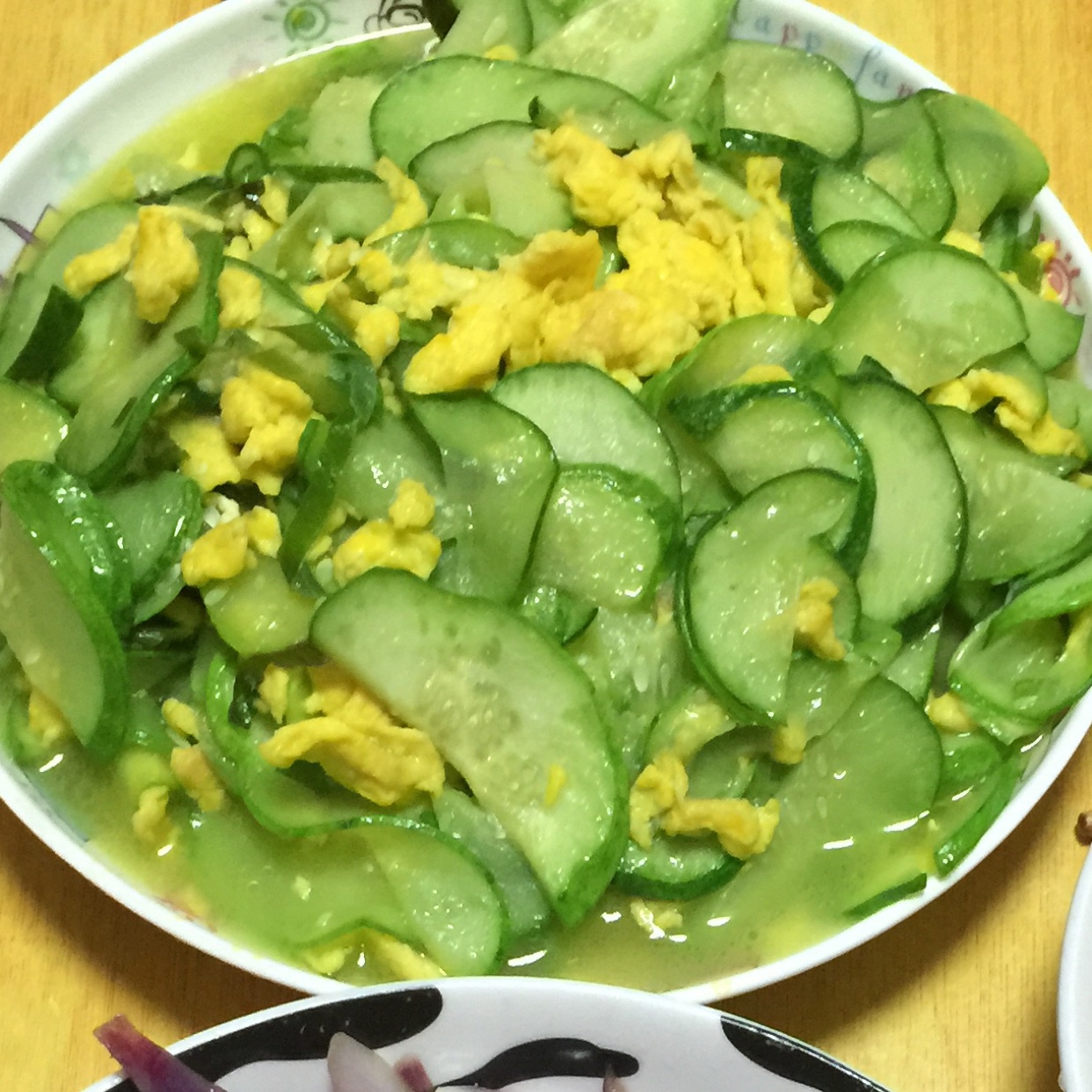 黄瓜炒鸡蛋