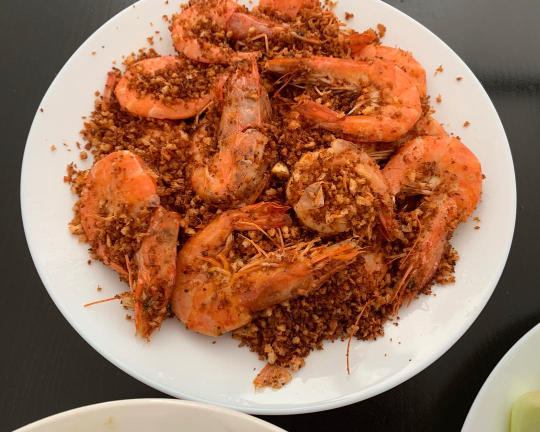 避风塘炒虾