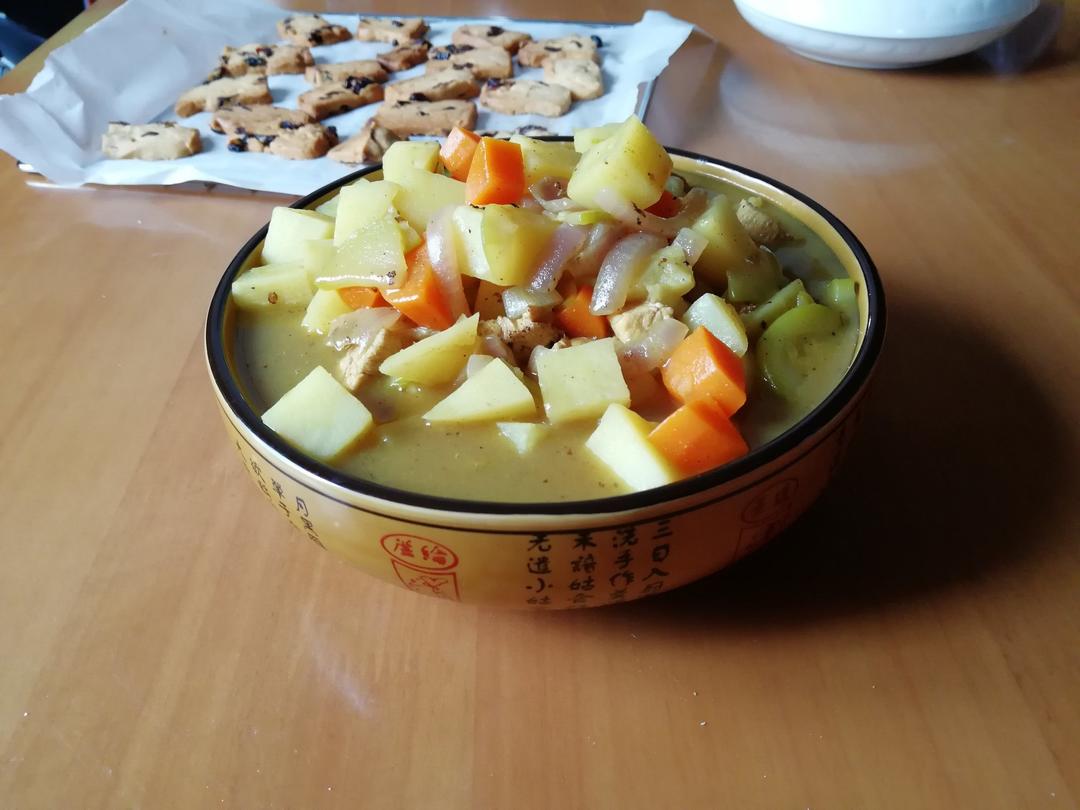 咖喱土豆鸡块